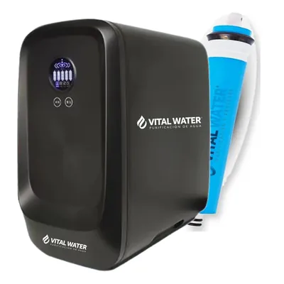 Ósmosis inversa de doble paso 30 l/h (6 etapas)