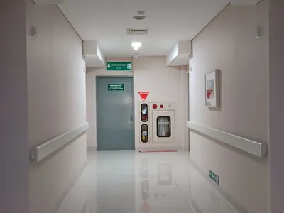 Pasillo de un centro de salud